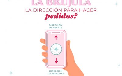 ¿Cómo medir con la Brújula la dirección para hacer pedidos?