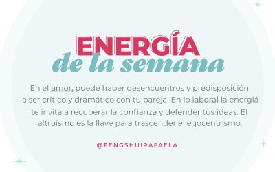 Energía de la semana del 19 al 25 de Julio.
