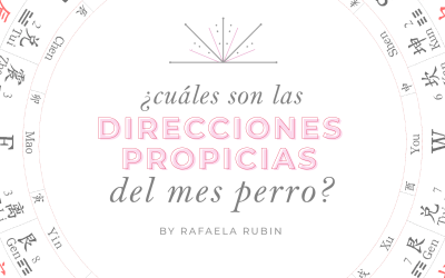 Direcciones propicias mes Perro.