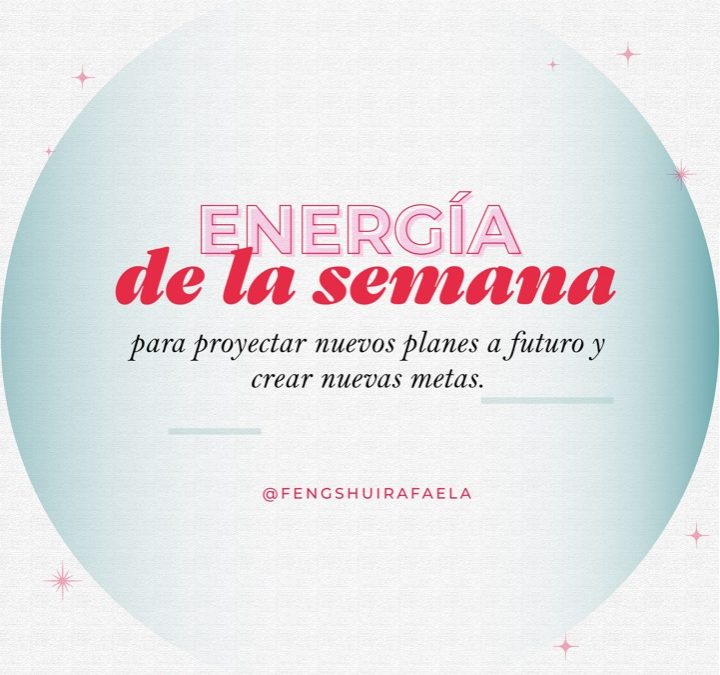 Energía de la semana del 3 de Enero al 9 de Enero.